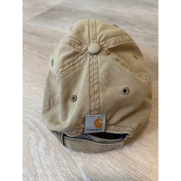 Carhartt Beige Canvas Hat Cap Strapback Streetwear Canvas - Picture 3 of 7